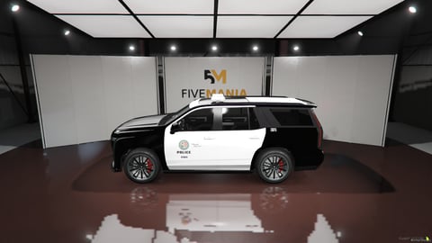 FIVEM Cadillac Escalade ESV | Lore Friendly Police SUV Add-On | Working Lights | Police Livery | Optimized | Fivem Ready | High Quality, image 7