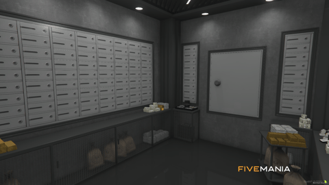 FIVEM Fleeca V2 | Enhanced Bank MLO | Interior & Exterior | Custom Props | Security Vault | Office Space | Add-On | Optimized | Fivem Ready | High Quality — image 10