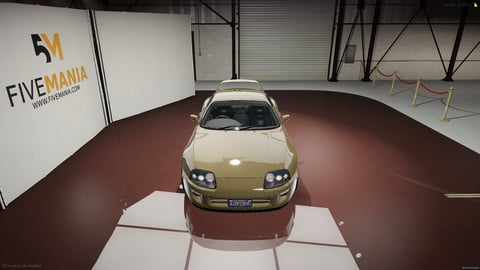 FIVEM A80 | Realistic Sports Car [Unbadged] Add-On | Interior & Exterior | Working Lights | Optimized | Fivem Ready | High Quality — image 5