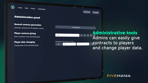 FIVEM Boosting Script | Advanced Crime System | Contracts | User Levels | UI & Leaderboard | Vehicle Tracking | Add-On | Optimized | Fivem Ready | High Quality, image 18