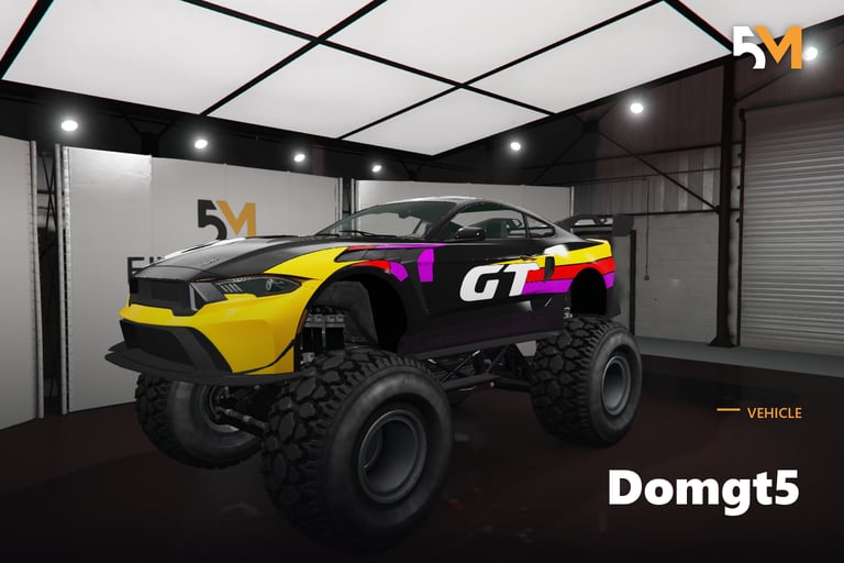 FIVEM Domgt5, Monster Truck [Unbadged] Add-On