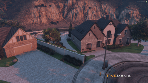 FIVEM Luxury Mirrorpark | Upscale Residential Area MLO | Multiple Mansions | Custom Landscaping | Pools & Garages | Interior & Exterior | Add-On | Optimized | Fivem Ready | High Quality — image 6