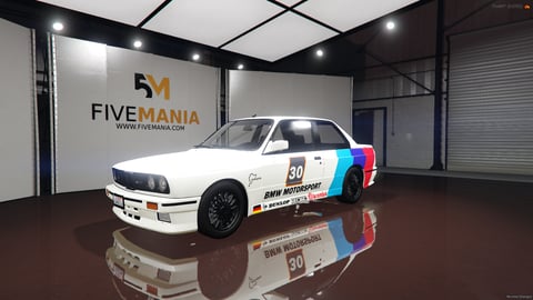 FIVEM BMW M3e30 | Realistic Sports Car [Badged] Add-On | Liveries | Interior & Exterior | Working Lights | Optimized | Fivem Ready | High Quality — image 3