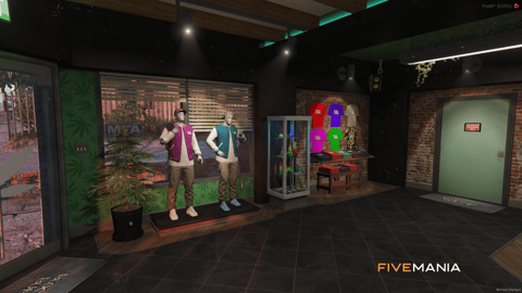 FIVEM Block Budz Weedshop | Immersive Cannabis Dispensary MLO | Interior & Exterior | Custom Props | Optimized | Add-On | Fivem Ready | High Quality — image 4