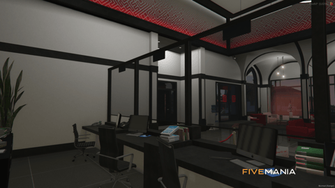 FIVEM Maze Bank | Modern Bank MLO | Interior & Exterior | Vault & Offices | Add-On | Optimized | Fivem Ready | High Quality — image 7
