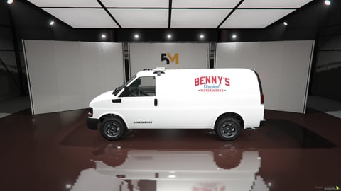 FIVEM Chevrolet Express | Lore Friendly Service Van | Benny's Livery | Working Lights | Add-On | Optimized | Fivem Ready | High Quality, image 7