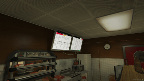 FIVEM Hornys V2 | Lore-Friendly Fast Food Restaurant | Interior & Exterior | Detailed Kitchen | Add-On | Optimized | Fivem Ready | High Quality — image 11