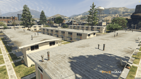 FIVEM Cypress Hood | Residential MLO & Map Edit | Interior & Exterior | Apartments | Basketball Court | Playground | Add-On | Optimized | Fivem Ready | High Quality — image 6