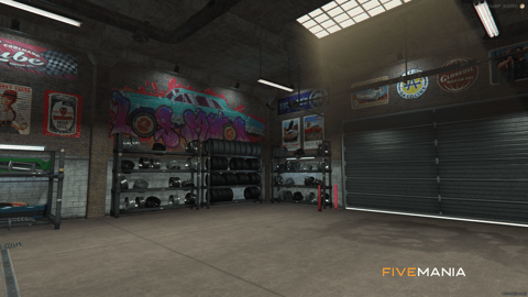 FIVEM Mosley Mechanic Shop | Custom Mechanic Shop MLO | Interior & Exterior | Add-On | Optimized | Fivem Ready | High Quality — image 14