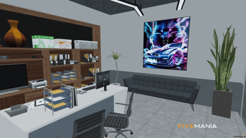 FIVEM Vespucci Sports Dealership | Modern Vehicle Dealership MLO | Interior & Exterior | Offices & Showroom | Add-On | Optimized | Fivem Ready | High Quality — image 10