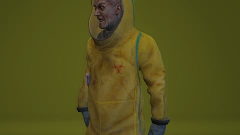 Walter | FiveM Male Ped | Hazmat Worker | Multiple Outfits | Optimized & Fivem Ready [Add-On] cover