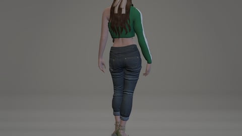Anita | Female Ped | Multiple Outfits | Optimized & Fivem Ready [Add-On] — image 8