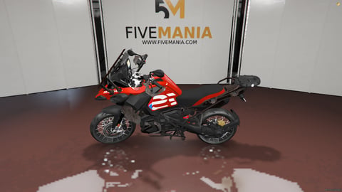 FIVEM Rider | Adventure Touring Motorcycle [Unbadged] Add-On | Front & Rear Racks | Custom Livery | Working Lights | Optimized | Fivem Ready | High Quality, image 8
