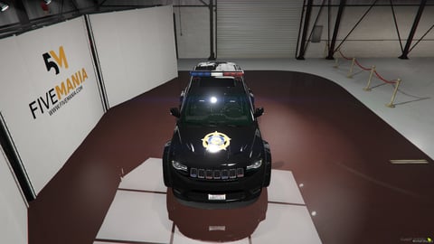 FIVEM Jeep Grand Cherokee | Realistic Sheriff SUV [Badged] Add-On | Working Lights | Custom Liveries | Add-On | Optimized | Fivem Ready | High Quality — image 5
