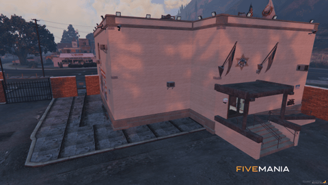 FIVEM Sherif Department V2 | Lore-Friendly Sheriff Department MLO | Interior & Exterior | Custom Props | Add-On | Optimized | Fivem Ready | High Quality — image 4