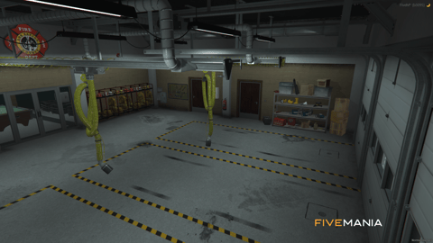 FIVEM Fire Department | Lore-Friendly Fire Station MLO | Interior & Exterior | Offices & Garage | Kitchen & Restrooms | Add-On | Optimized | Fivem Ready | High Quality — image 5