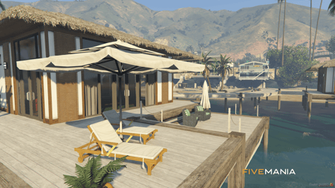 FIVEM Oasis Resort | Luxury Island Resort MLO | Overwater Bungalows | Beach Bar | Interior & Exterior | Add-On | Optimized | Fivem Ready | High Quality — image 8