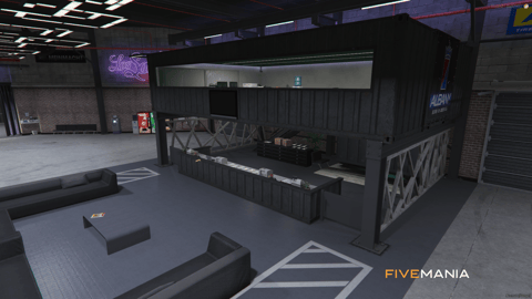FIVEM Los Santos Customs | Expanded Mechanic Shop MLO | Interior & Exterior | Waiting Area | Storage Room | Add-On | Optimized | Fivem Ready | High Quality — image 9