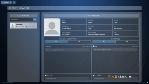 FIVEM Police Job V3 | Comprehensive Police Job Script | Advanced MDT & CAD | Internal Radio System | Citizen Search | Add-On | Optimized | Fivem Ready | High Quality, image 17