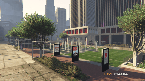 FIVEM Legion Square And Sewers Reworked | Expanded Map MLO | Underground Parking & Sewers | Exterior Overhaul | Add-On | Optimized | Fivem Ready | High Quality — image 13