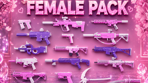 FiveM Female Weapon Pack [11 Weapons + 2 Melee] Add-On cover