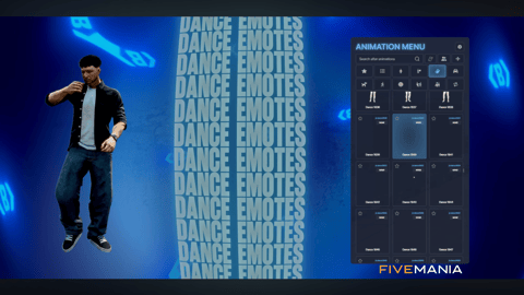 FIVEM Animations Menu | Advanced Emote & Animation System | Custom Emote Creator | Sequence Editor | Prop Support | Shared Emotes | Add-On | Optimized | Fivem Ready | High Quality, image 5