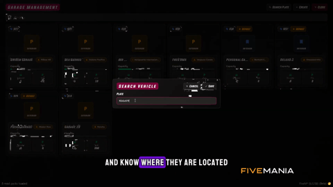 FIVEM Garage Script | Advanced Vehicle Storage System | Custom Garages | Vehicle Spawner | Multi-Vehicle Support | UI & Management | Add-On | Optimized | Fivem Ready | High Quality, image 42