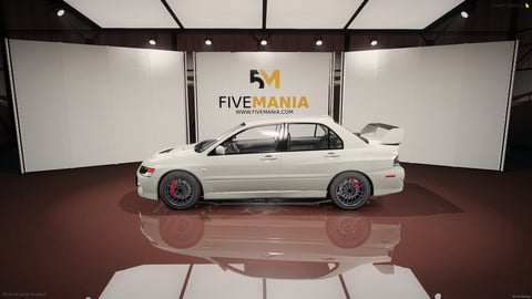 FIVEM Mitsubishi Lancer Evo IX | Realistic Sports Car [Unbadged] Add-On | Interior & Exterior | Custom Wheels | Working Lights | Optimized | Fivem Ready | High Quality — image 7