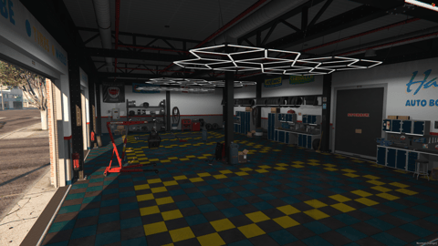 FIVEM Hayes Mechanic Shop | Custom Mechanic Shop MLO | Interior & Exterior | Repair Bays | Office & Waiting Area | Add-On | Optimized | Fivem Ready | High Quality — image 4