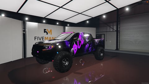FIVEM Xgv Bcz 4x4 | Custom Off-Road Truck [Unbadged] Add-On | Custom Livery | Off-Road Tires | Light Bar | Spare Tire | Add-On | Optimized | Fivem Ready | High Quality — image 3