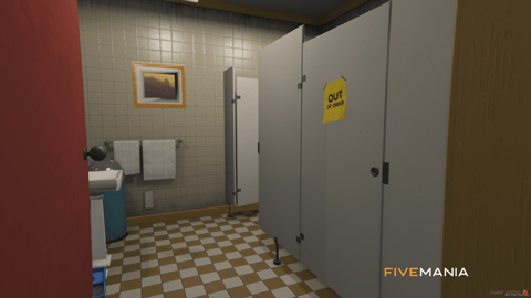 FIVEM Route 68 Diner | Classic American Diner MLO | Interior & Exterior | Detailed Kitchen | Office & Restrooms | Add-On | Optimized | Fivem Ready | High Quality — image 12