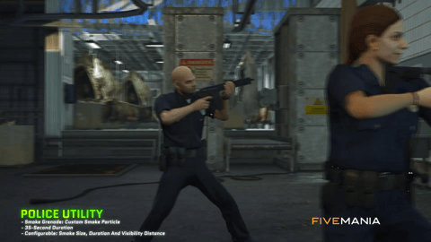 FIVEM Police Utilities Script | Comprehensive Law Enforcement Toolkit | Spike Strips | Flashbangs | Smoke Grenades | Vehicle GPS | Add-On | Optimized | Fivem Ready | High Quality, image 12