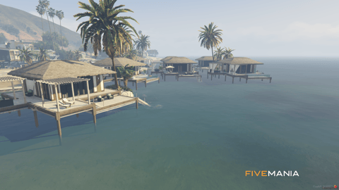 FIVEM Oasis Resort | Luxury Island Resort MLO | Overwater Bungalows | Beach Bar | Interior & Exterior | Add-On | Optimized | Fivem Ready | High Quality — image 3