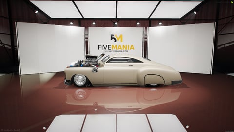 FIVEM Hermes | Custom Hot Rod [Unbadged] Add-On | Exposed Engine | Tuning Parts | Custom Wheels | Lowrider Stance | Add-On | Optimized | Fivem Ready | High Quality — image 7