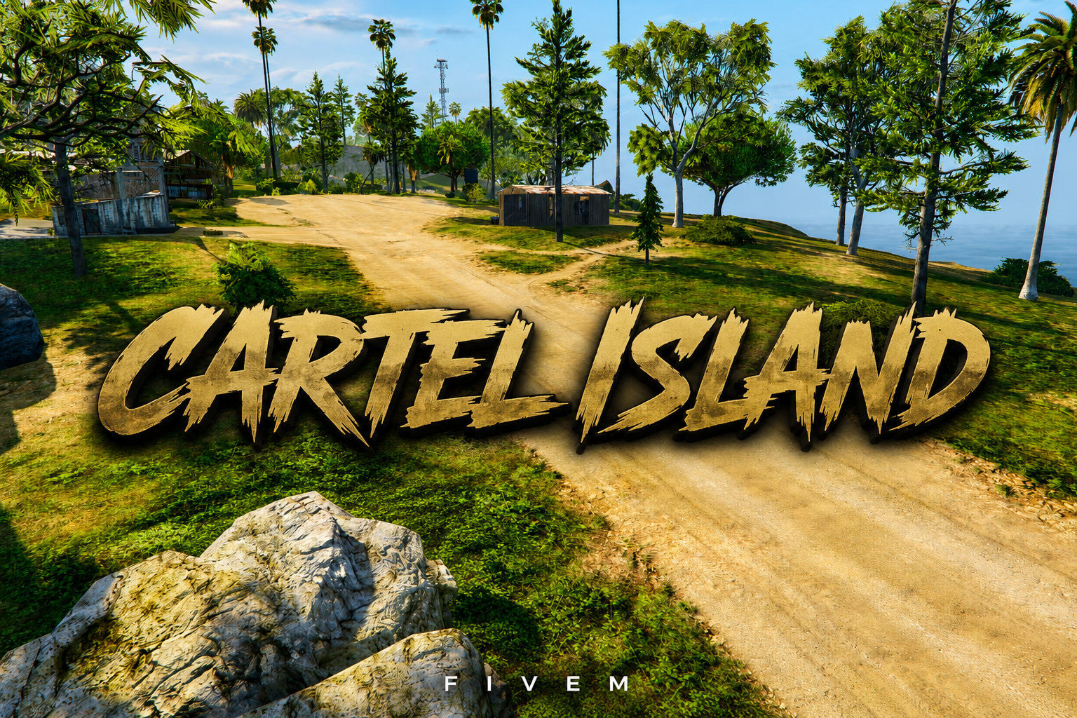 FIVEM Cartel Island | Hidden Cartel Base MLO | Multiple Structures | Interior & Exterior | Add-On | Optimized | Fivem Ready | High Quality