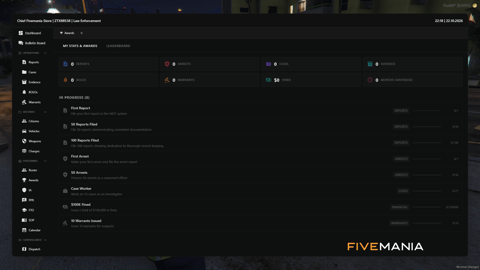 FIVEM Police Records Mdt | Comprehensive Police Records System | Evidence Tracking | Personnel Management | Custom Themes | Integrated Dispatch | Add-On | Optimized | Fivem Ready | High Quality, image 20