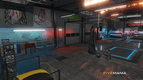 FIVEM Tuner Shop V2 | Modern Tuner Shop MLO | Interior & Exterior | Multiple Bays | Custom Props | Arcade Area | Add-On | Optimized | Fivem Ready | High Quality — image 14