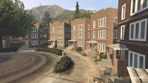 FIVEM Mirrorparkside Hood | Residential Neighborhood MLO | Basketball Court & Custom Houses | Optimized | Fivem Ready | High Quality | Add-On — image 7