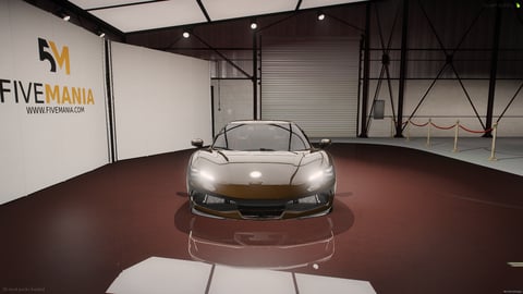 FIVEM 296gtb | Realistic Sports Car [Unbadged] Add-On | Interior & Exterior | Working Lights | Optimized | Fivem Ready | High Quality — image 4