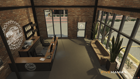 FIVEM Sandy Mechanic | Custom Mechanic Shop MLO | Interior & Exterior | Reception & Lounge | Detailing Bay | Gaming Zone | Add-On | Optimized | Fivem Ready | High Quality — image 10