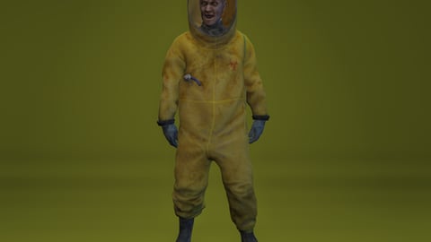 Walter | FiveM Male Ped | Hazmat Worker | Multiple Outfits | Optimized & Fivem Ready [Add-On], image 5