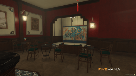 FIVEM Triad Headquarters | Criminal Organization MLO | Interior & Exterior | Casino Games | Meeting Room | Jail Cells | Bar Area | Add-On | Optimized | Fivem Ready | High Quality — image 8