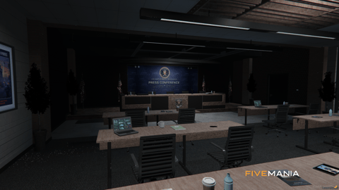 FIVEM Mission Row Police Department V2 | Enhanced Police Station MLO | Interior & Exterior | Modern Design | Detailed Offices | Garage | Add-On | Optimized | Fivem Ready | High Quality — image 17