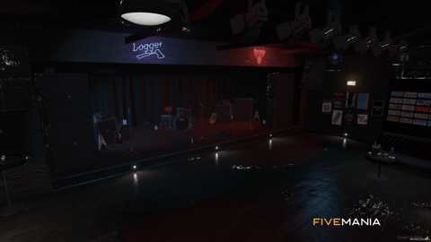 FIVEM Motoclub Holland Club | Motoclub Clubhouse & Garage MLO | Interior & Exterior | Bar & Lounge | Mechanic Garage | Custom Props | Add-On | Optimized | Fivem Ready | High Quality — image 4