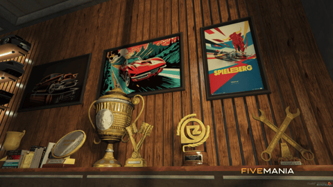 FIVEM Sandy Mechanic | Custom Mechanic Shop MLO | Interior & Exterior | Reception & Lounge | Detailing Bay | Gaming Zone | Add-On | Optimized | Fivem Ready | High Quality — image 20