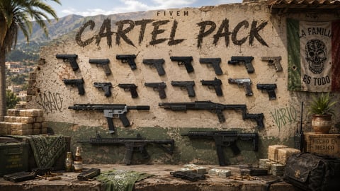 FiveM Cartel Pack [30 Weapons] Add-On cover