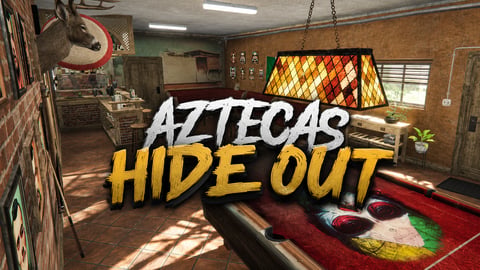 FIVEM Aztecas Hide Out | Custom Gang Hideout MLO | Interior & Exterior | Bar & Billiards | Office Space | Add-On | Optimized | Fivem Ready | High Quality cover