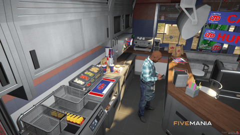 FIVEM Ltd Gasoline Reworked | Lore-Friendly Gas Station MLO | Interior & Exterior | Custom Props | Fast Food Counter | Add-On | Optimized | Fivem Ready | High Quality — image 7