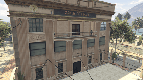 FIVEM Sandy City Hall | Grand Public Building MLO | Interior & Exterior | Public Services | Offices & Mailboxes | Add-On | Optimized | Fivem Ready | High Quality — image 2
