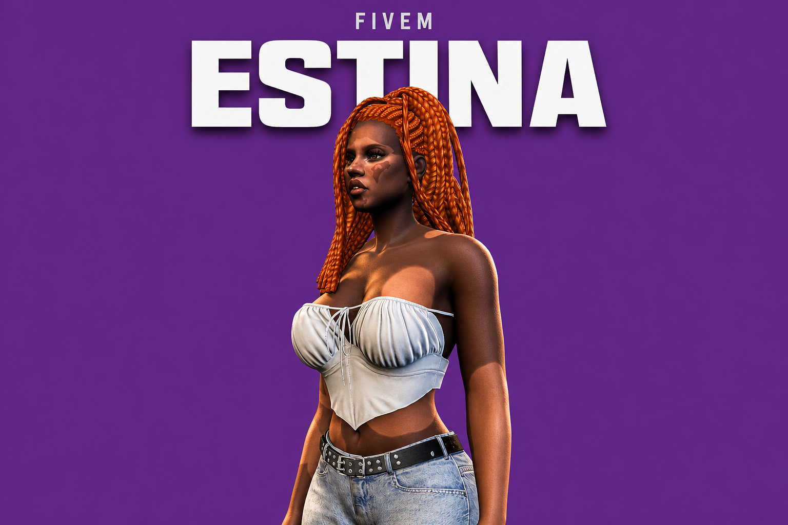 Estina | Female Ped | Multiple Outfits | Optimized & Fivem Ready [Add-On]